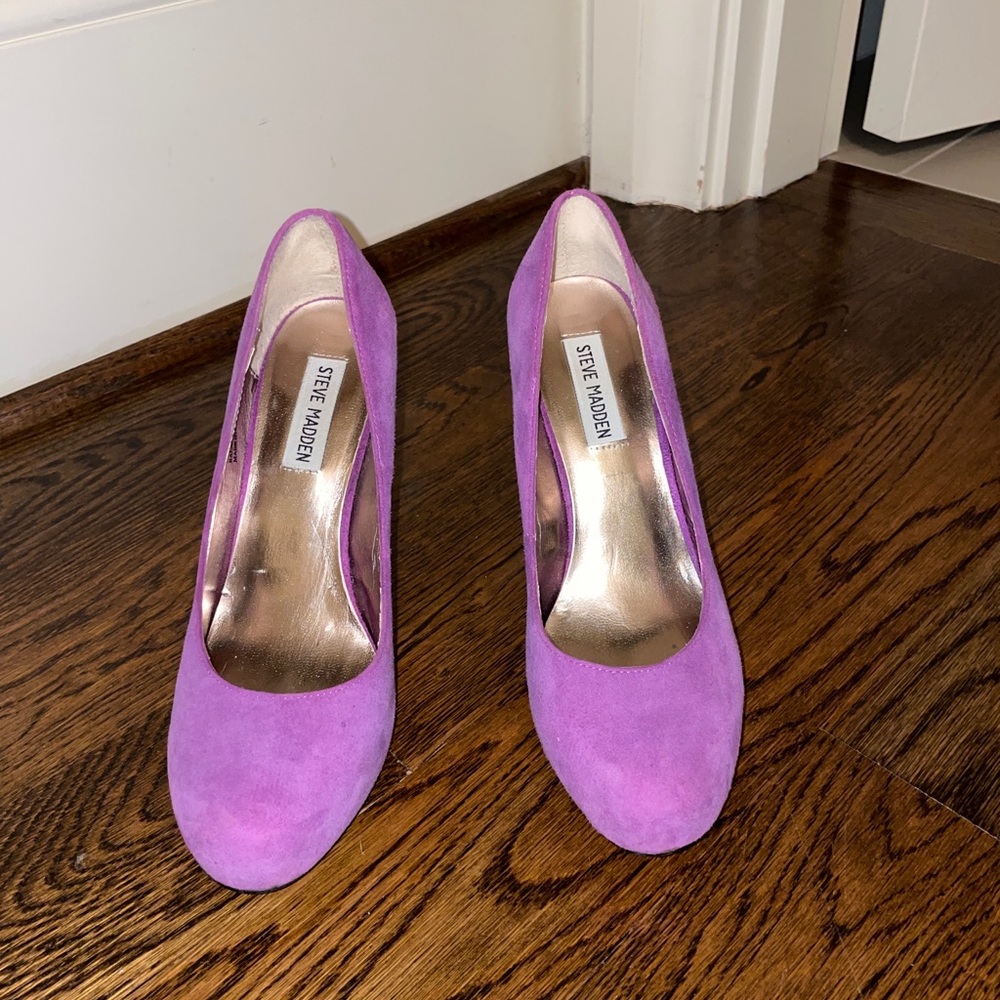 Steve Madden Purple Pumps